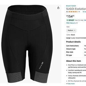 Women's cycle shorts Evolution